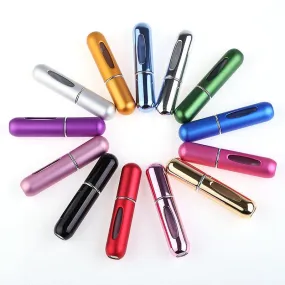 12-Pack: Portable Mini Refillable Perfume Atomizer Bottle