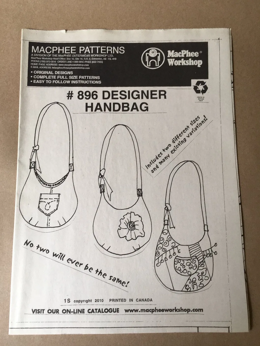 #896 DESIGNER HANDBAG