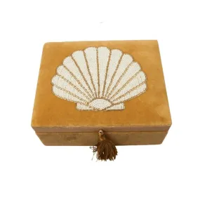 A-La Velvet box with Shell in beads