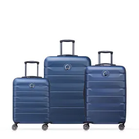 AIR ARMOUR - Set 3 Suitcases (L-77cm) (M-68cm) (S-55cm)