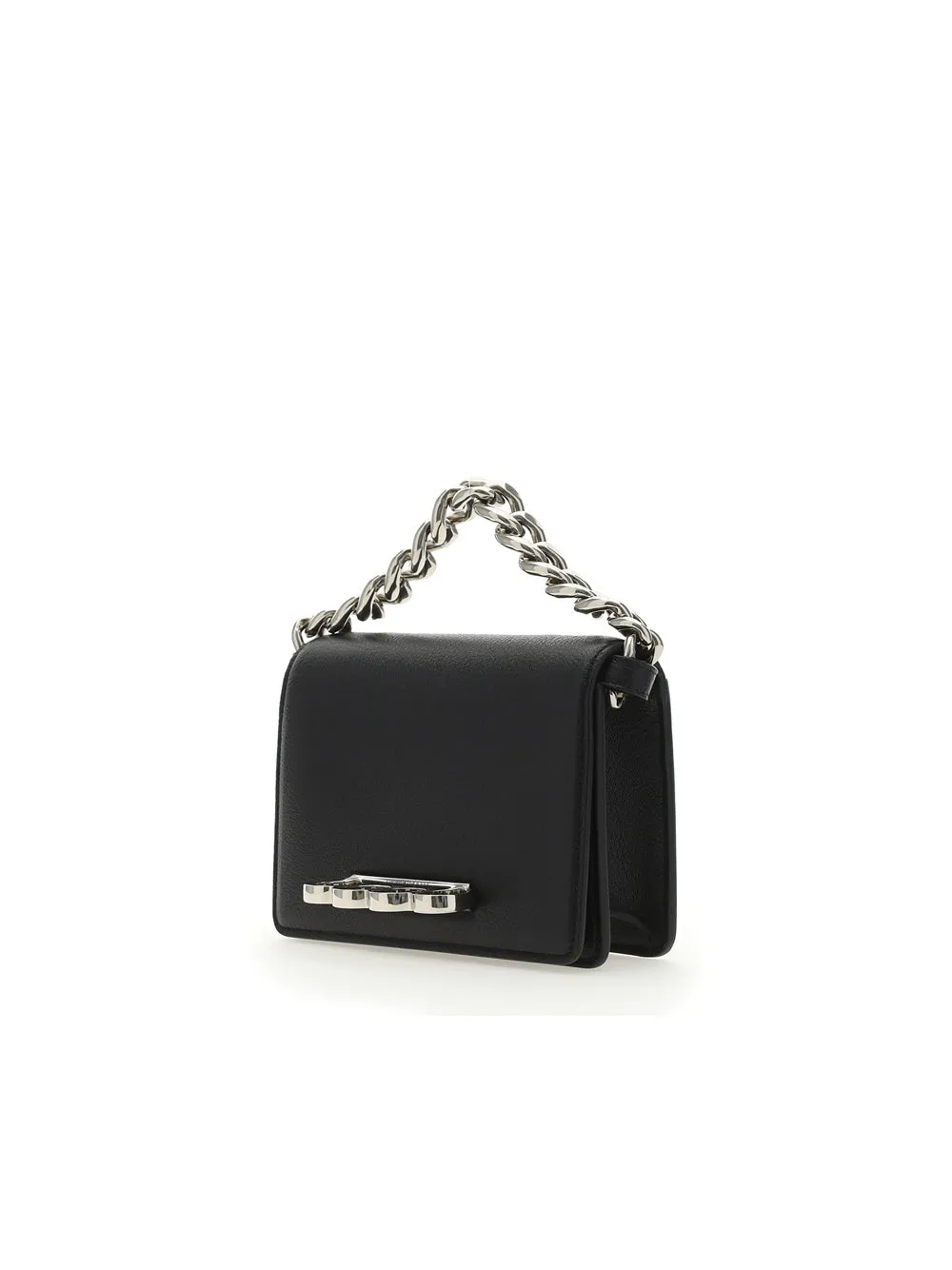 Alexander McQueen Four Ring Mini Chain Tote Bag