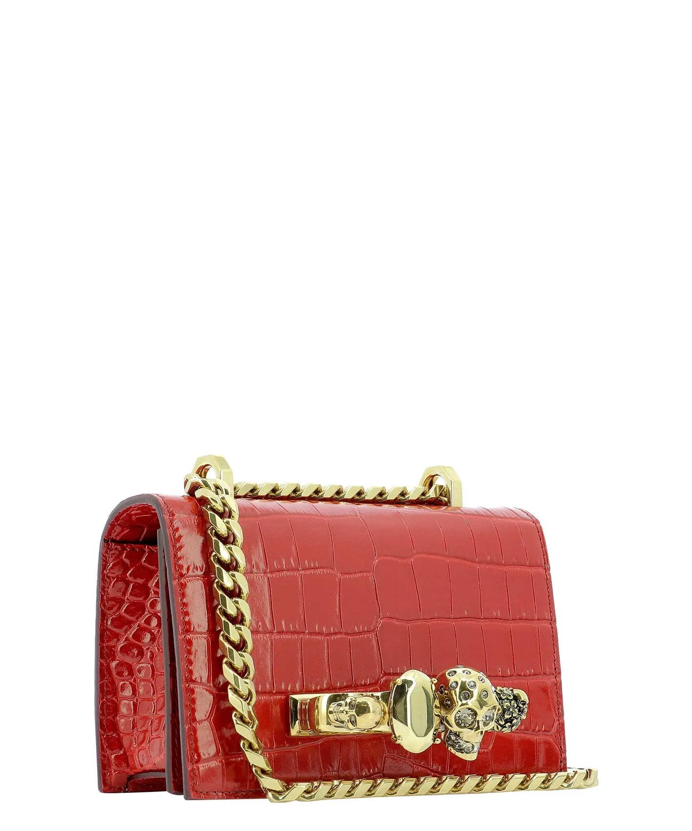 Alexander McQueen Skull Embellished Mini Crossbody Bag