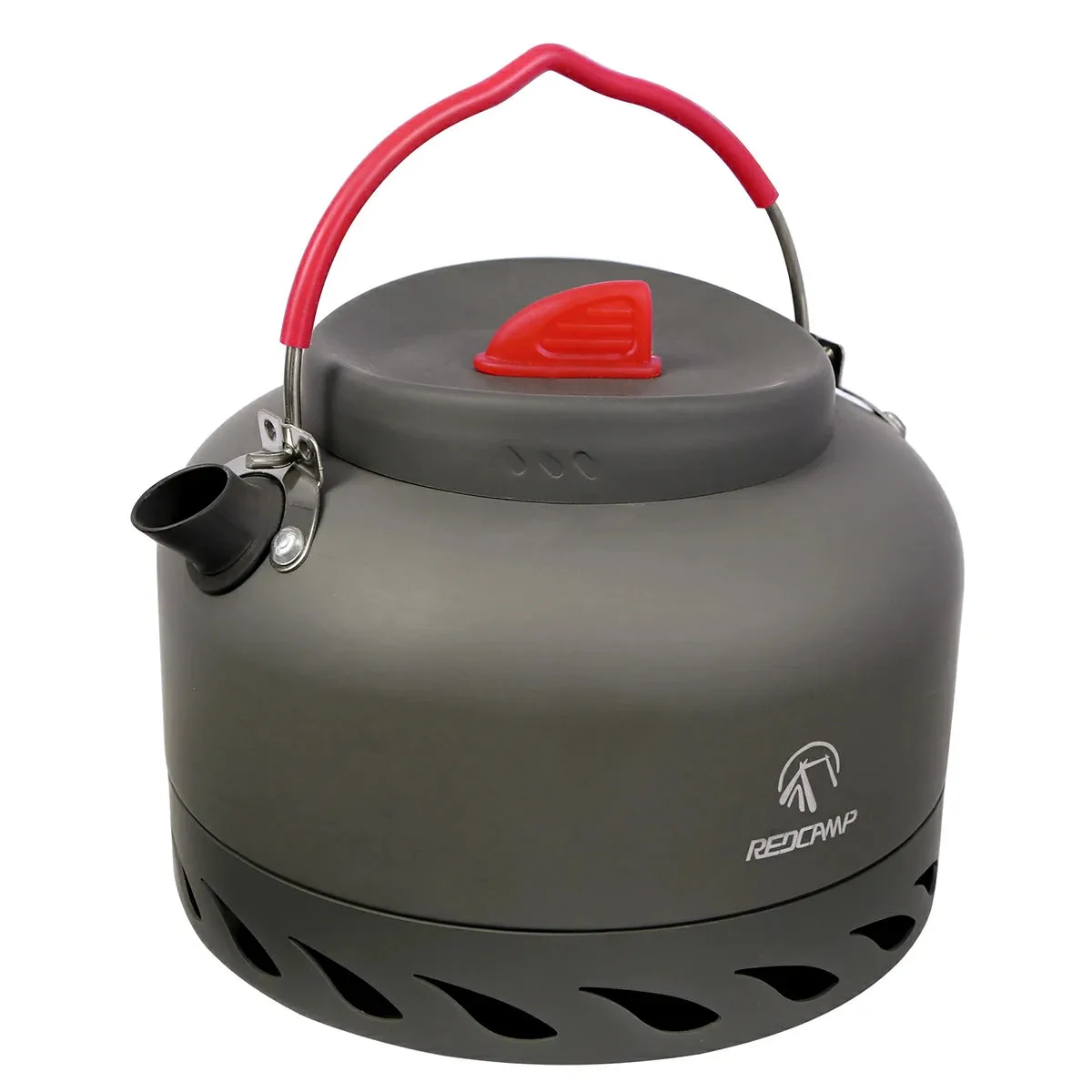 Aluminum Outdoor Camping Kettle with Carrying Bag, 0.8L/0.9L/1.4L/2L