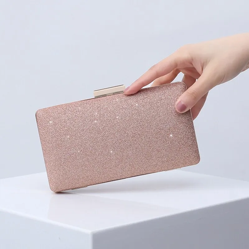 Ashore Shop New Year Luxury Designer Handbag Champagne Purses Evening Clutch Retro Bling Shoulder Crossbody Bag for Wedding