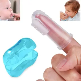 Baby Finger Toothbrush Children Teeth Clear Care Tool Soft Silicone Infant Tooth Brush Rubber Cleaning Baby Brush