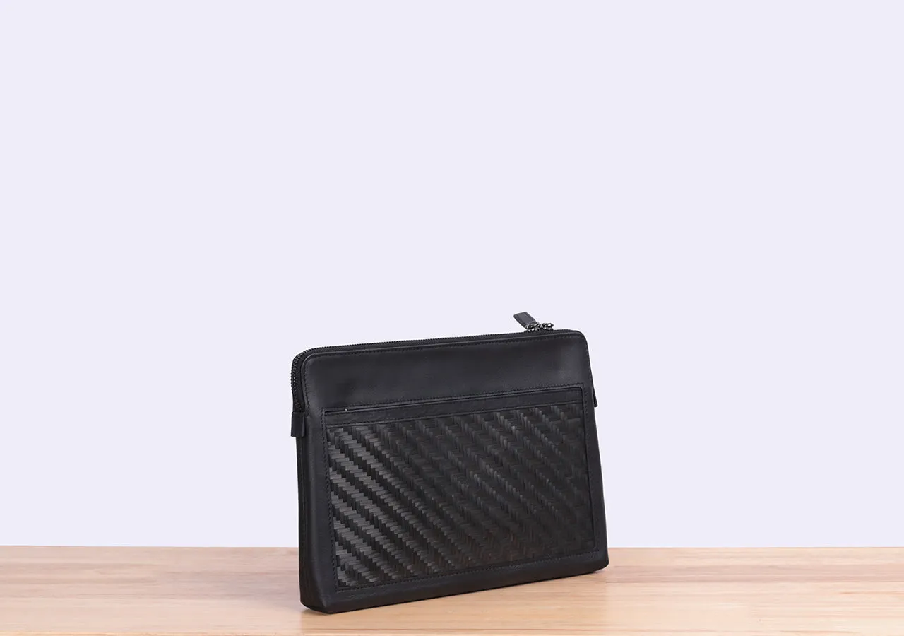 Bamboo Clutch (Black)