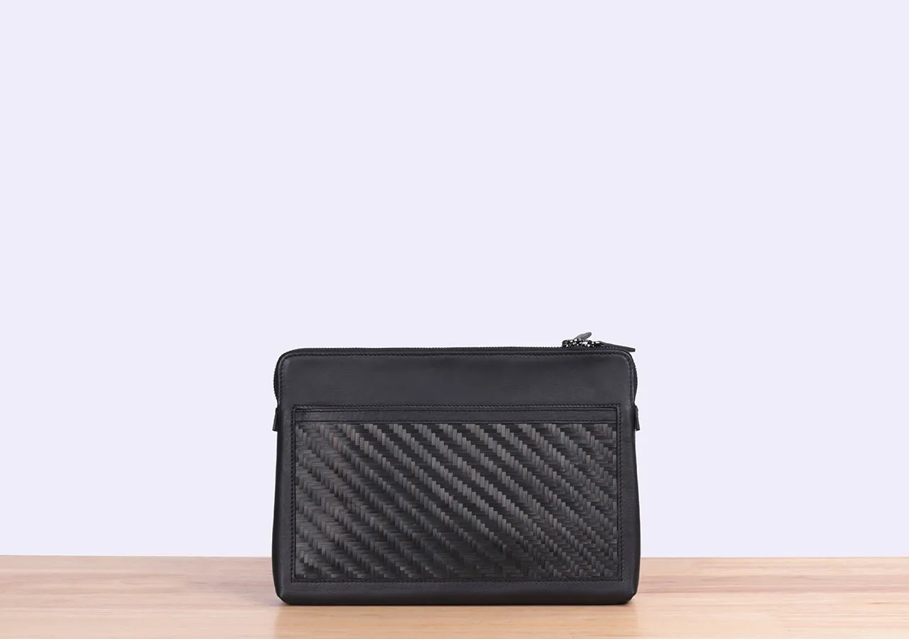 Bamboo Clutch (Black)