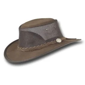 BARMAH® Foldaway Cattle Suede Cooler Hat - Royal Brown