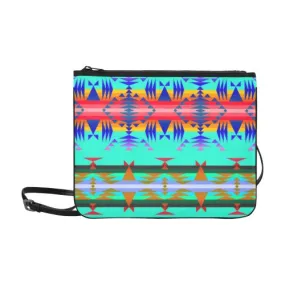 Between the Mountains Spring Slim Clutch Bag