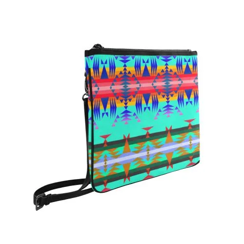 Between the Mountains Spring Slim Clutch Bag