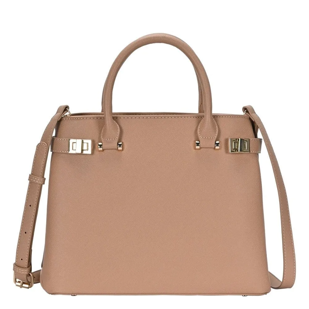 BGT4246 Turn-Clasp Top Handle Structure Handbag