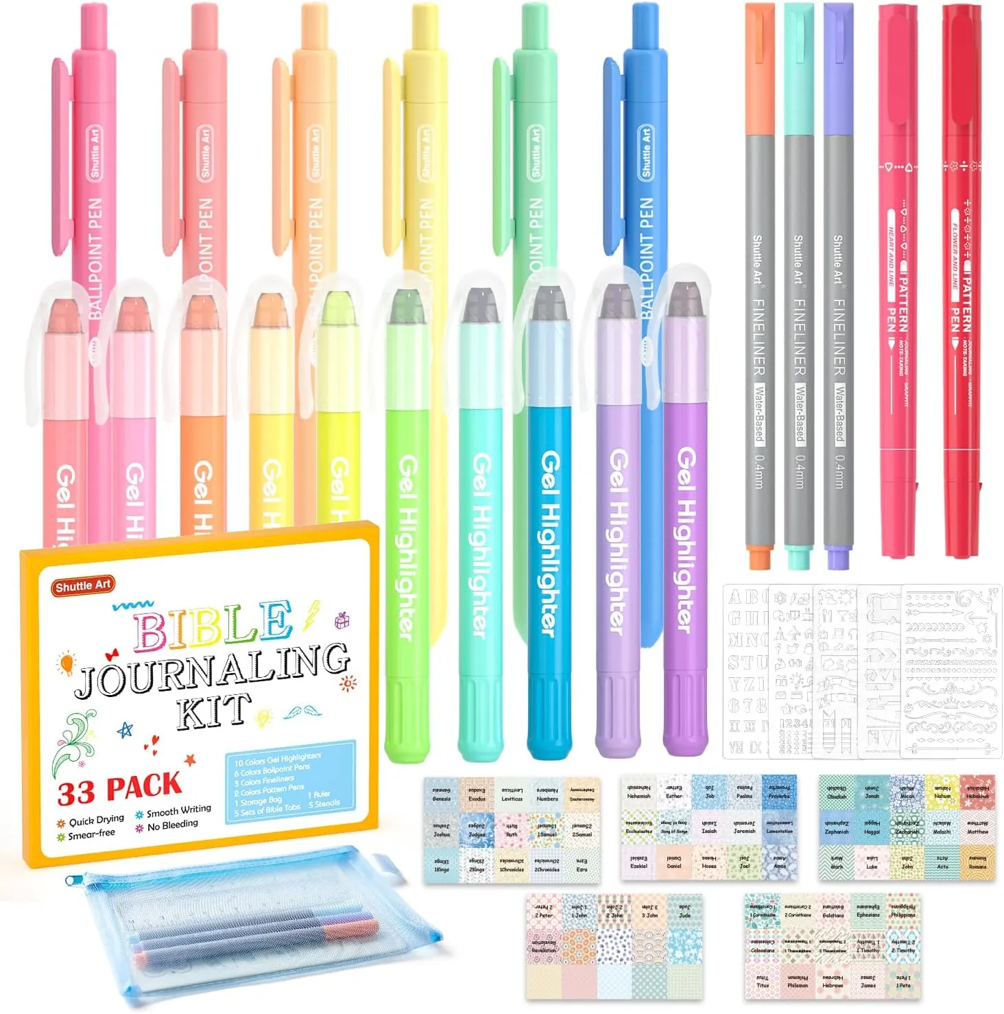 Bible Journaling Kit - 33 Pack