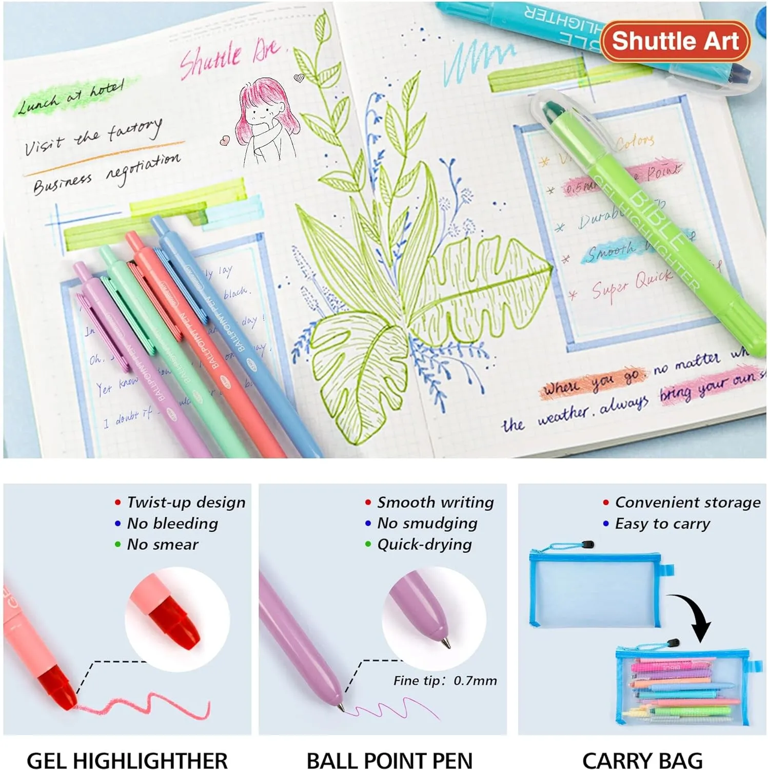 Bible Journaling Kit - 33 Pack