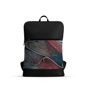 Black Orbit Laptop Backpack pattern