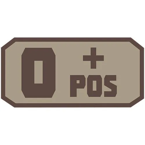 Blood Type Hook & Loop Patch