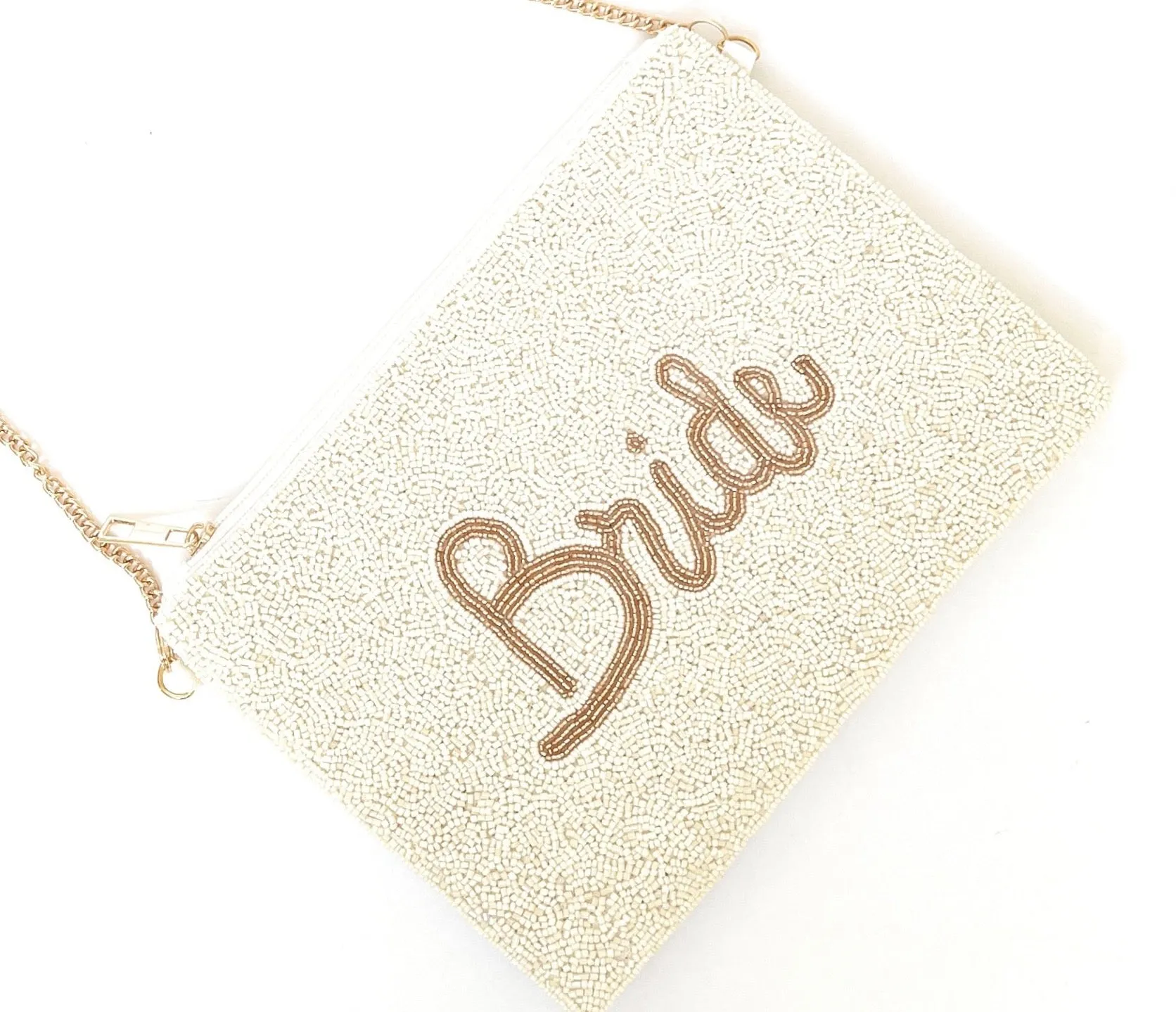 Bride Crossbody Beaded Purse