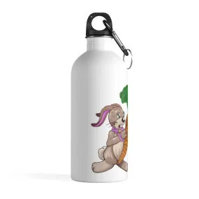 Bunny with Carrot Stainless Steel Water Bottle