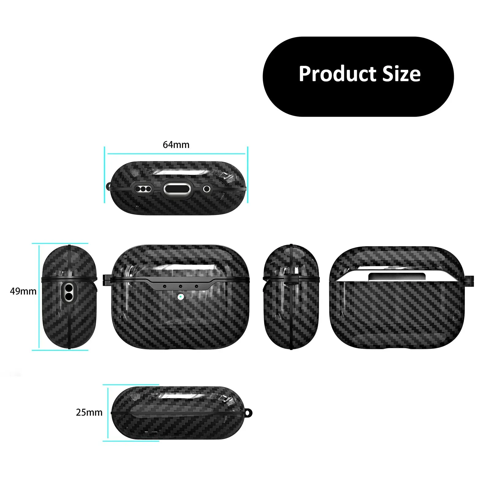 Carbon Fiber Case For Apple AirPods