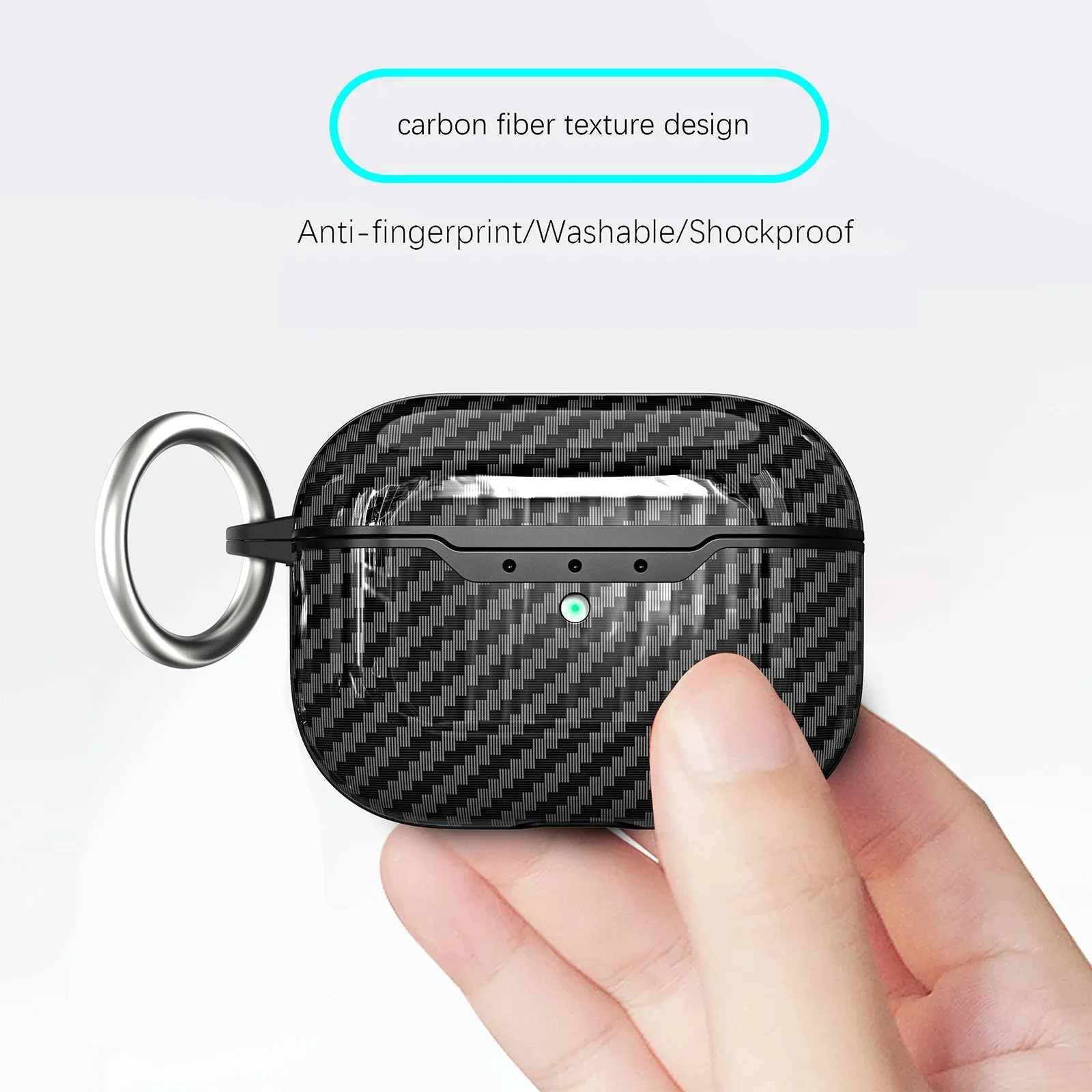 Carbon Fiber Case For Apple AirPods