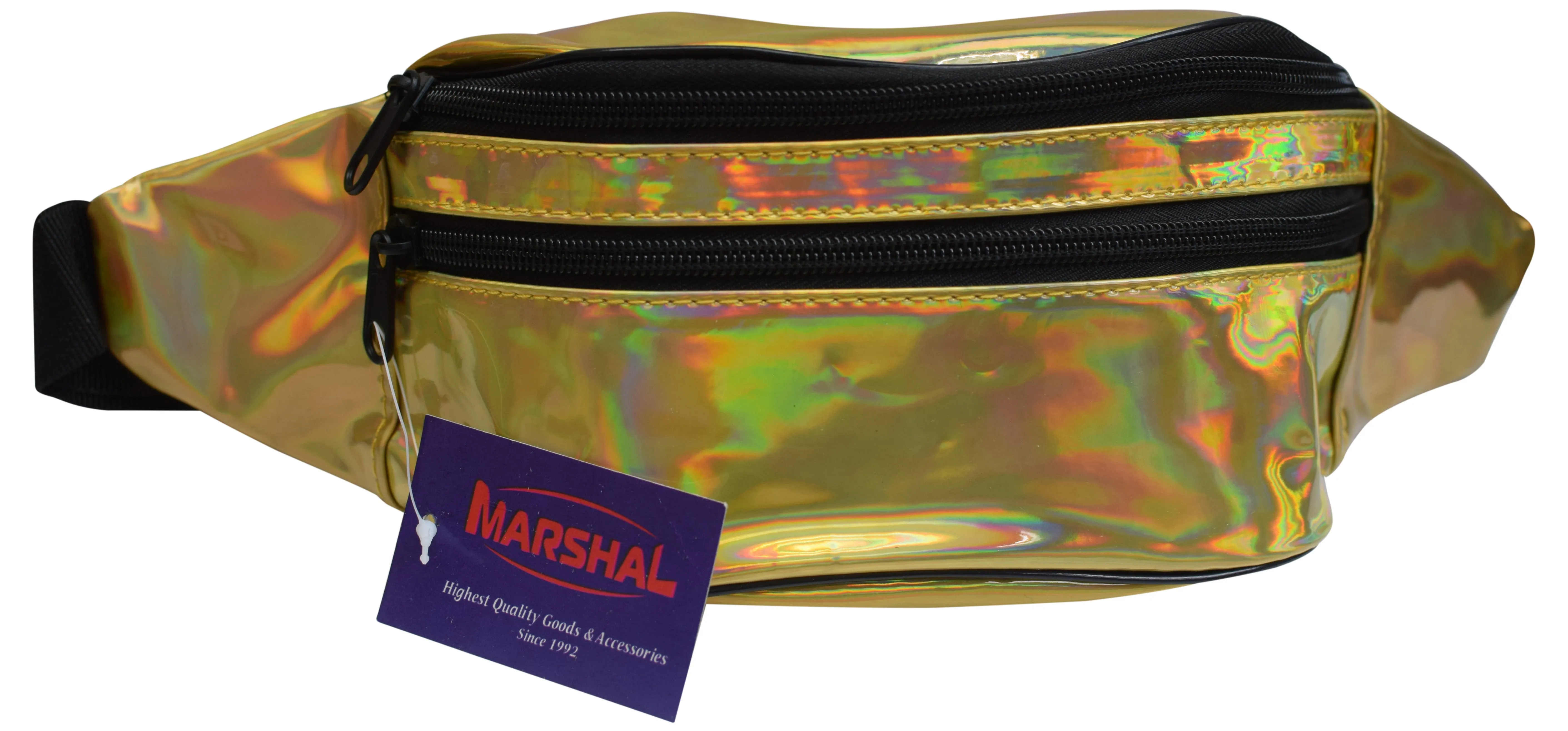 CC-BAG-HS/ Marshal Holographic Rave Fanny Pack - Packs for festival women, men | Cute Fashion Waist Bag Belt Bags