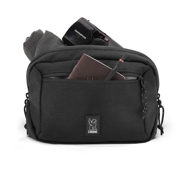 Chrome Ziptop Waistpack Black