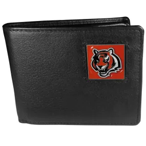 Cincinnati Bengals Leather Bi-fold Wallet