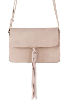 CROSSBODY BAG WITH SUEDE TASSEL