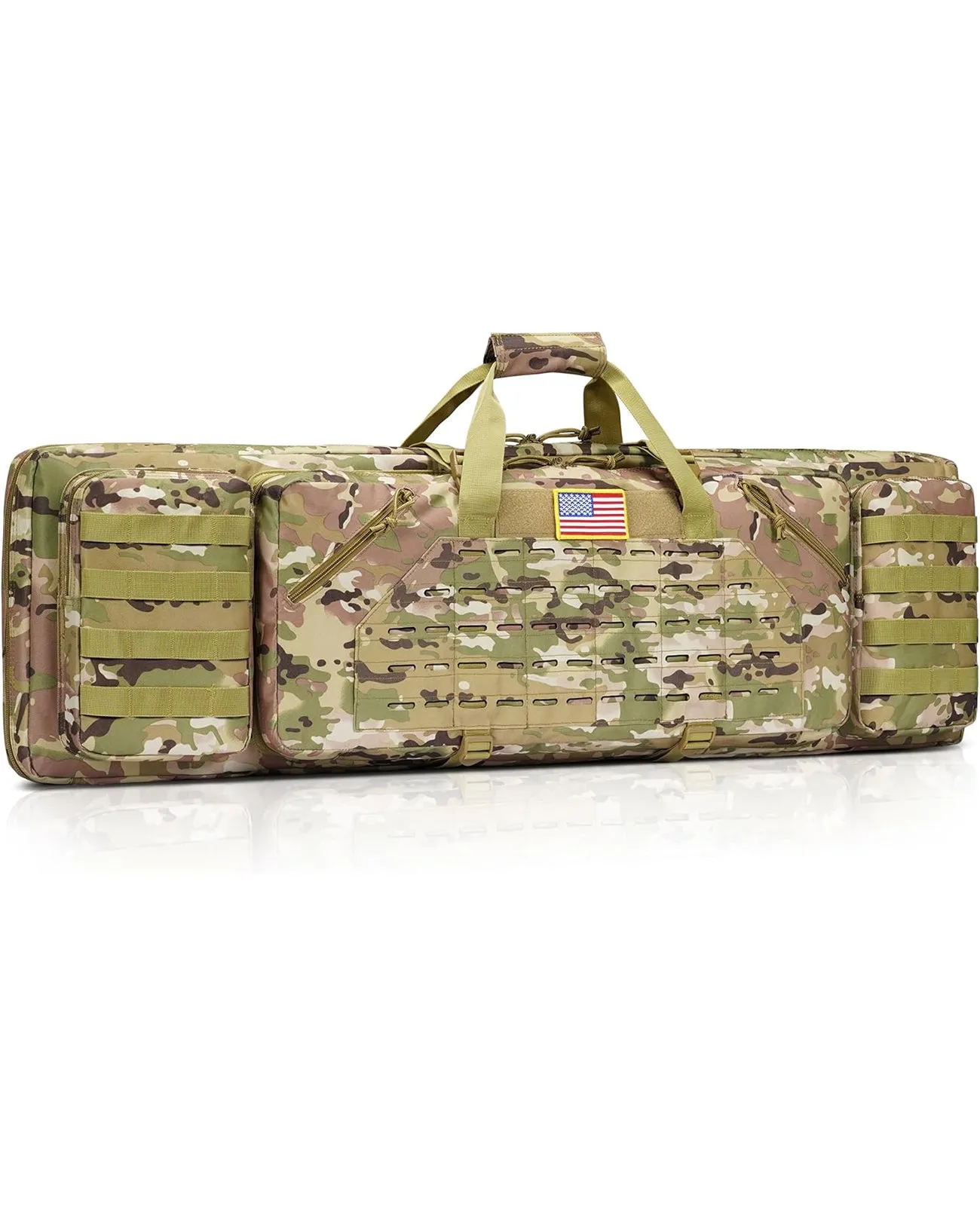 CVLIFE 42" Soft Rifle Case Tactical Double Long Gun Bag