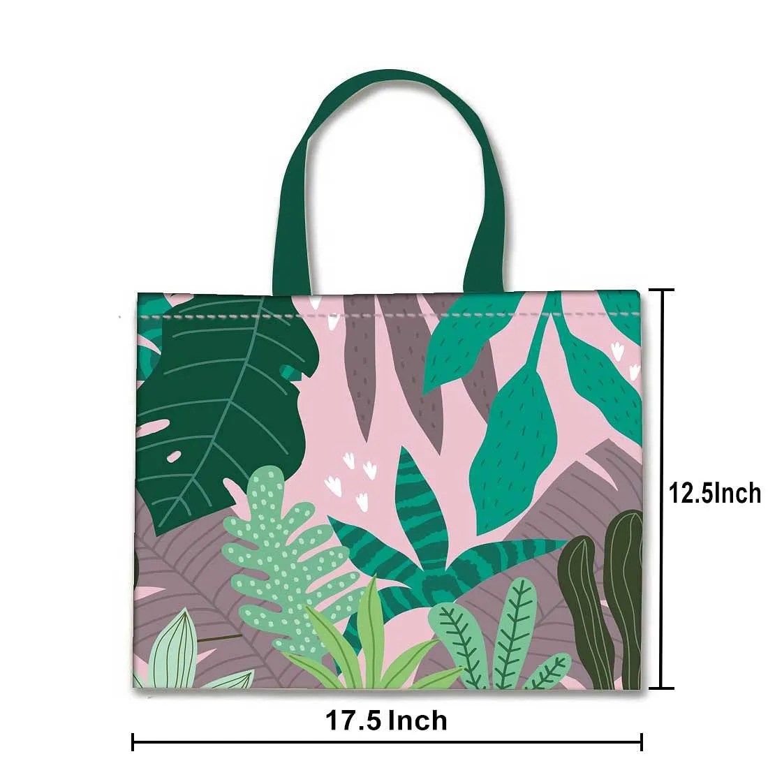 Designer Tote Bag With Zip Beach Gym Travel Bags -  Tropical Vibes