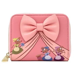 Disney 70th Anniversary : Cinderella - Bow Zip Around Wallet Loungefly