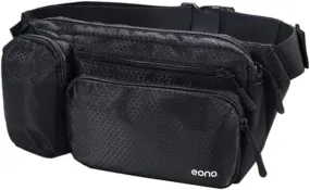 Eono Water Resistant Bum Bag with Multi-Pockets, Large Capacity Waist Fanny Pack for Hiking, Dog Walking, Travel & Outdoor Activities