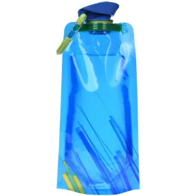 Expandable Plastic Water Bottles - Reusable Water Bottle With Carabiner Clip -