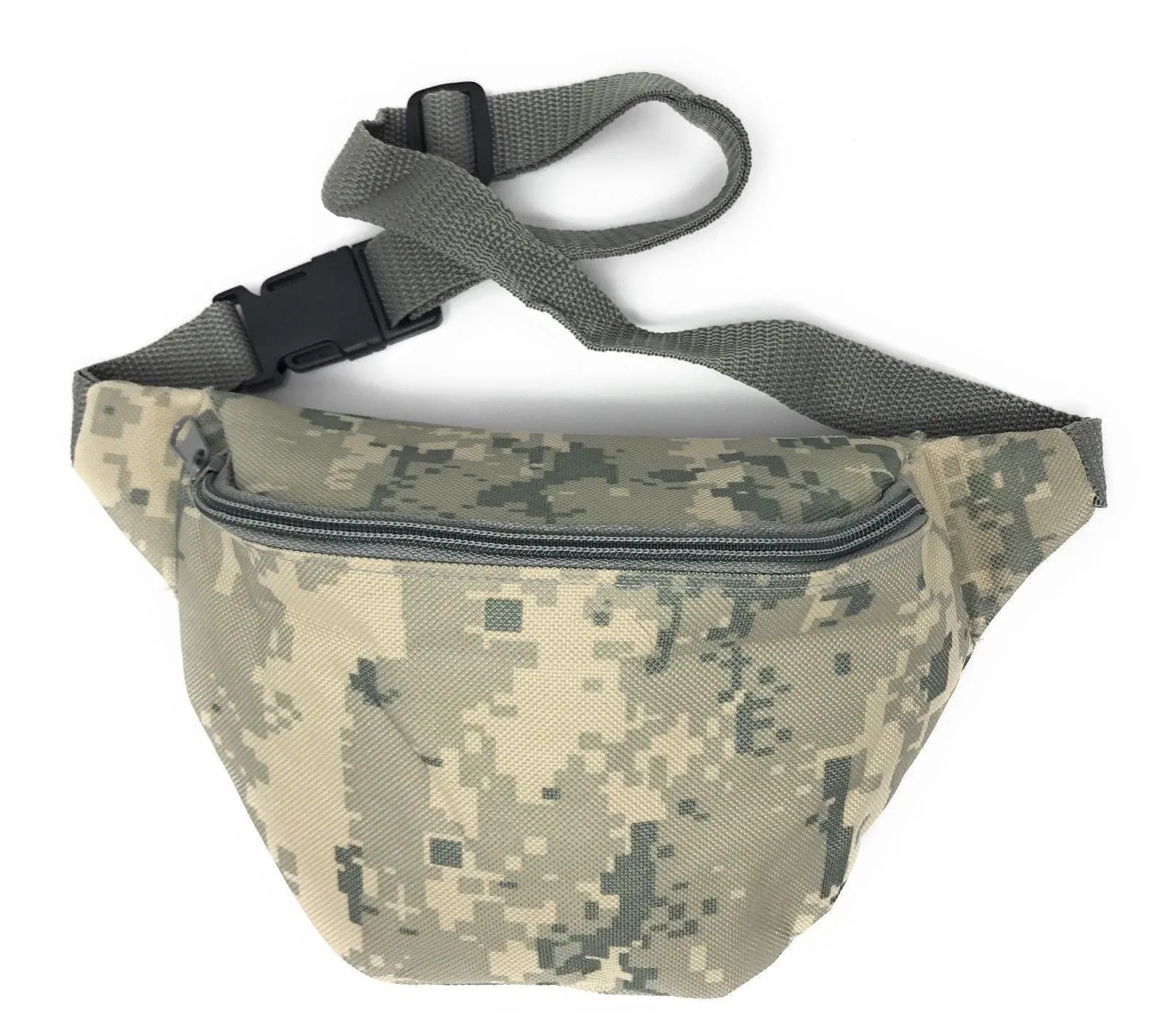 Fanny Pack Purse Travel Money Passport Id Holder Waist Bag Digital Camo Army 42inch, 48inch