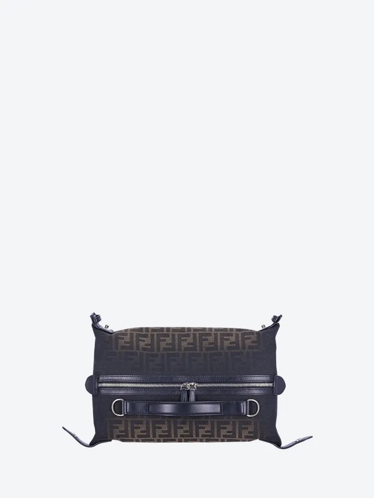 Ff eclissi jacquard shoulder bag