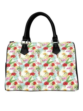 Flamingos Barrel Type Handbag