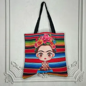 Frida Kahlo Tote - Sarape Large