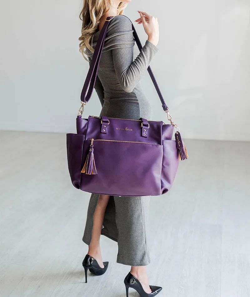 Gemini Convertible Backpack - Plum