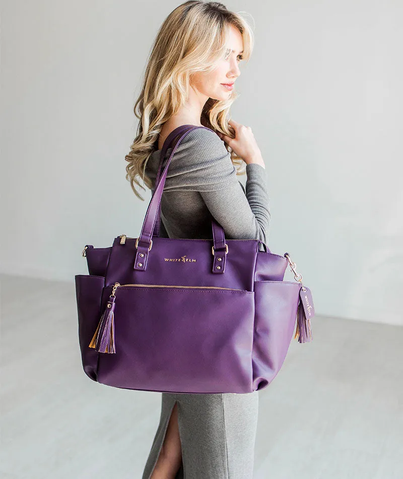 Gemini Convertible Backpack - Plum