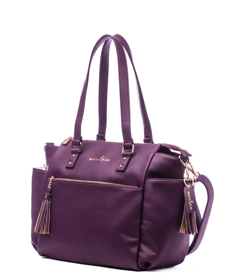 Gemini Convertible Backpack - Plum