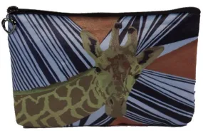 Giraffe Cosmetic Bag - African Spalsh