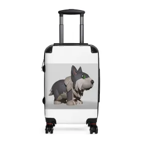 Grey Dog Cabin Suitcase