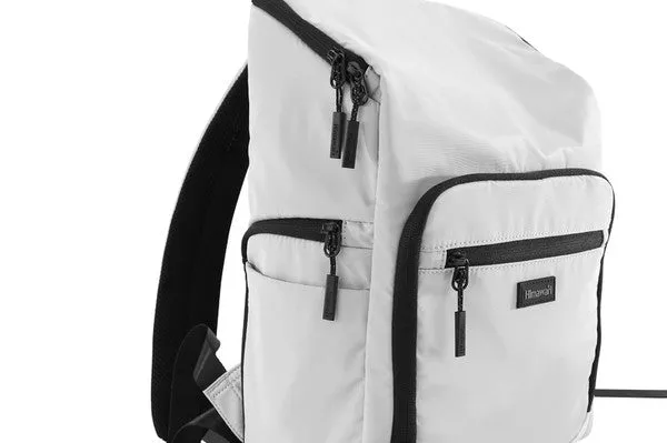 Grey Nylon Waterproof Travel Backpack