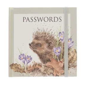 Hedgehog Design Password Notebook