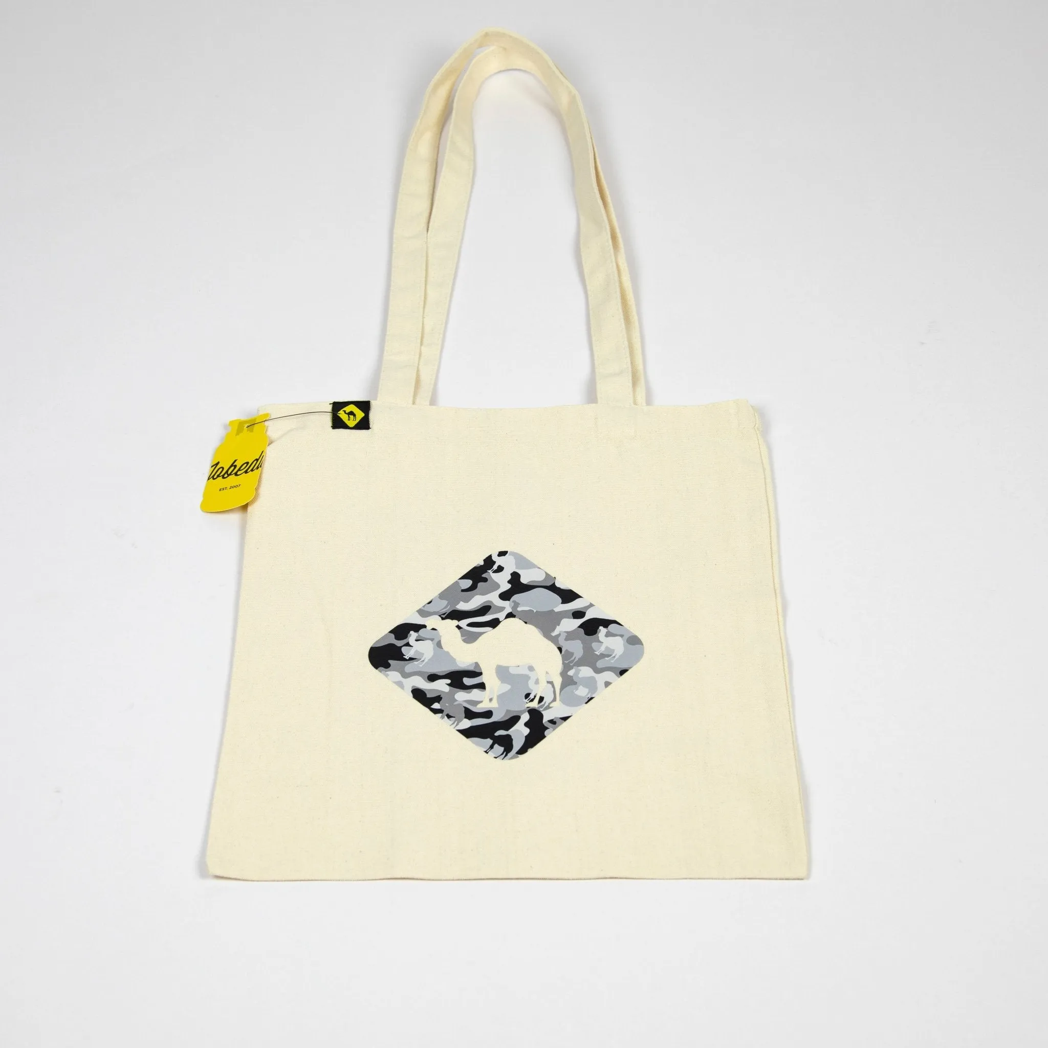 Jobedu Camel Crossing mbarga3 - Grey Print | Tote Bag