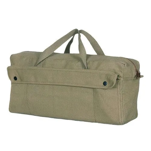 Jumbo Mechanic's Tool Bag With Brass Zipper