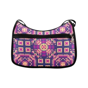 Kaleidoscope Bleu Crossbody Bags