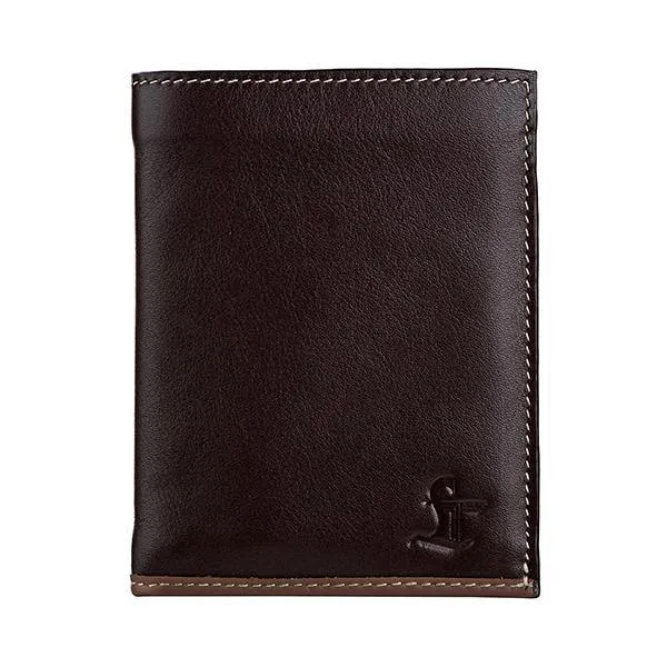 Kevin II | Leather Wallet For Men | 100% Genuine Leather | Lifetime Warranty | Colour: Black & Brown