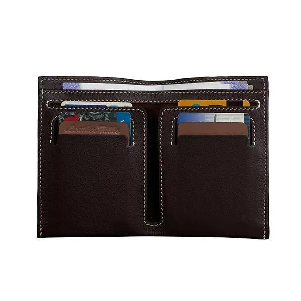 Kevin II | Leather Wallet For Men | 100% Genuine Leather | Lifetime Warranty | Colour: Black & Brown