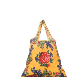 Kokum Floral Art Foldable Grocery Tote Bag