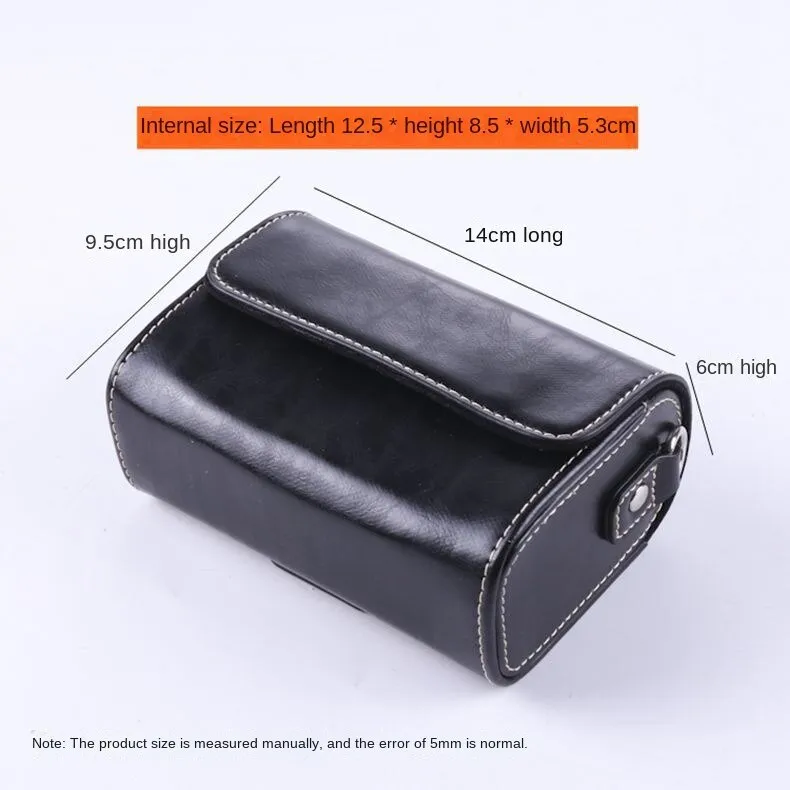 Leather Camera Bag Waterproof and Dustproof Suitable for Canon G7x3 G5x2 Sony SLR Leather Case Lx10zs220 Ricoh GR3 Universal Camera Bag